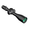 Warhawk 5-25x56mm FFP scope offers crystal clear glass, 34mm tube for better adjustments, locking turrets, and night vision compatible illumination for precision shooting.