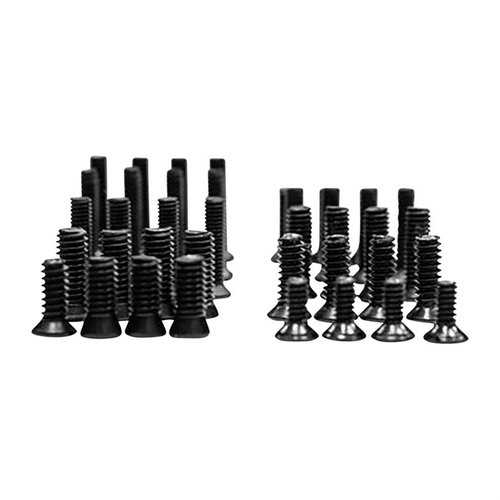 Swampfox ULTIMATE RED DOT MOUNTING SCREW PACK offers 14 versatile screw sets for easy attachment of dot sights to your firearm, ensuring a perfect fit.