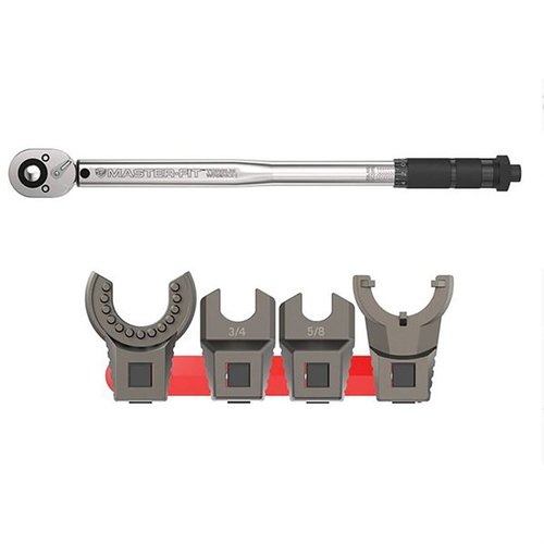 Set of Master-Fit A2 crowfoot wrenches offers precise fitment for A2 barrel nuts, muzzle devices, and more, crafted from titanium-coated stainless steel.