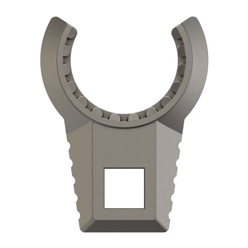 MASTER-FIT DELTA-RING BARREL NUT WRENCH offers precise fitment for mil-spec delta ring barrel nuts, titanium coated for durability, ensuring solid grip and minimal marring.