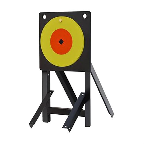 Discover the BIRCHWOOD CASEY LARGE CALIBER SPOILER ALERT TARGET: 10" AR500 target, ½" thickness, bright yellow for visibility, with loud feedback and crosshair sticker.