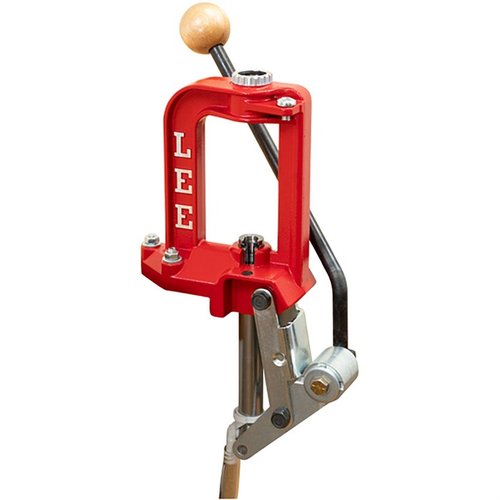 BREECH LOCK CHALLENGER PRESS offers strong 'O' frame design, easy die changes, effective spent primer catcher, and superior priming with Lee Lever Prime System.