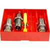 Set includes Carbide Full Length Sizing Die, Bullet Seating Die, Powder Thru Expanding Die, and more—no sizing lube needed for easy reloading!