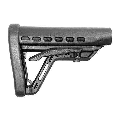 Archangel Low-Profile AR-15 Buttstock offers a lightweight, compact design with 6 adjustable positions, quick detach sling points, and lifetime warranty.