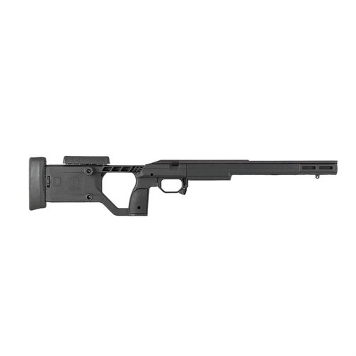 X-Ray Chassis offers lightweight design, AICS magazine compatibility, tool-less adjustments, and a hybrid aluminum/polymer build for unbeatable value.