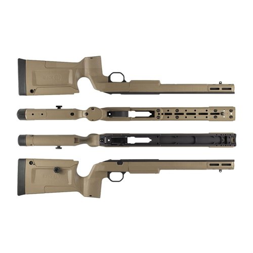 CZ-457 Bravo Chassis offers comfort, modularity, and a precise bedding area for enhanced accuracy, all at an affordable price. Utilizes factory rimfire mags.