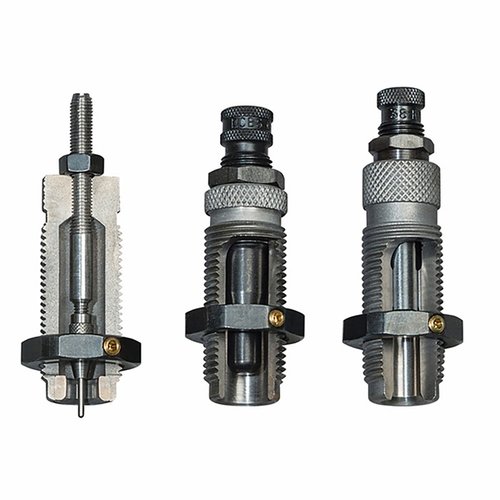 RCBS 3-Die Roll Crimp Set for 45-70 Government offers precision loading with steel Sizer, Expander, and Roll Crimp Seater Dies for reliable performance.
