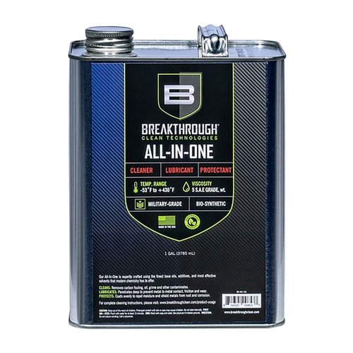 Battle Born All-In-One combines cleaner, lubricant, and preservative to effortlessly remove carbon fouling and protect against rust for your firearms.