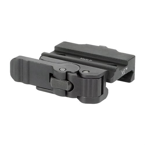 QD Optic Mount for Atlas bipod offers tool-free adjustment, superior clamping, lightweight design, and reliable return to zero performance, made in the USA.