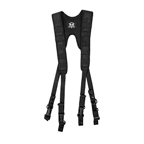 Grey Ghost Gear LE Duty Belt Suspenders eliminate sagging, support heavy loads, feature gear attachment webbing, and are made from durable 1050 denier ballistic nylon.