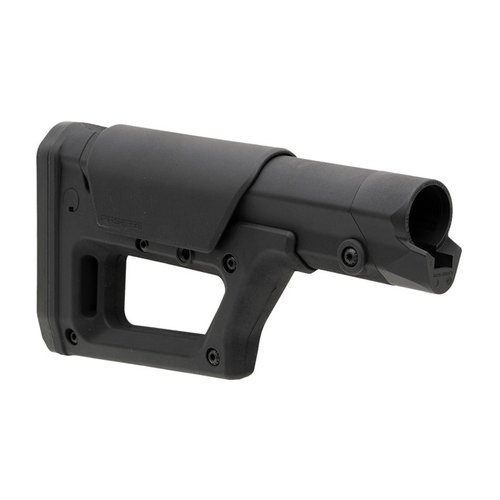 Magpul PRS Lite is a lightweight adjustable stock for AR-15 and AR .308, offering cheek-height and length-of-pull adjustments, plus durable military-grade construction.