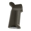 Magpul's K2-XL grip is 25% larger for bigger hands, offers better control with a vertical angle, and features Trapezoidal Surface Projections for enhanced traction.