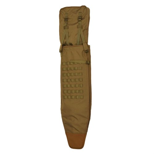 Eberlestock A4SS Tactical Weapon Carrier offers easy access to your firearm with rigid side walls, fits up to 60" guns, and is available in coyote brown.