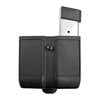 Blackhawk Double Mag Case securely holds two single stack magazines with built-in tension spring, adjustable belt clip, and a slim profile for comfort.