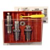 LEE PRECISION PACESETTER 3-DIE SET for 35 Remington includes essential dies for sizing, seating, crimping, plus universal shell holder and load data, fitting all 7/8"-14 presses.
