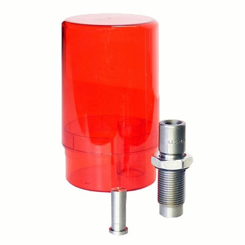 Rychlé a snadné velikostní úpravy odlitků s LEE CLASSIC BULLET SIZING KIT, automatické usazení a crimpování gas checks, kompatibilní se standardními lisy.