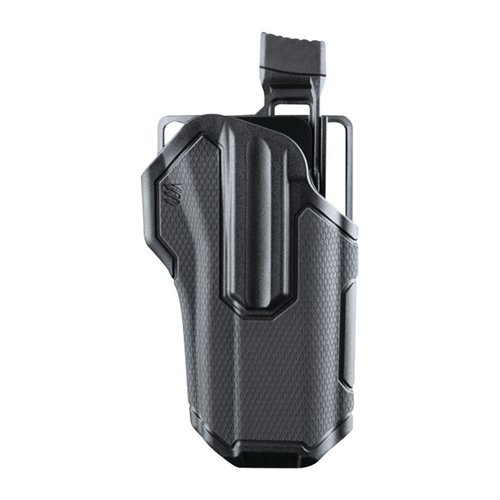 Blackhawk Omnivore Holster fits 150+ semi-autos, features Level 2 retention, adjustable thumb release, and protects your pistol from wear.