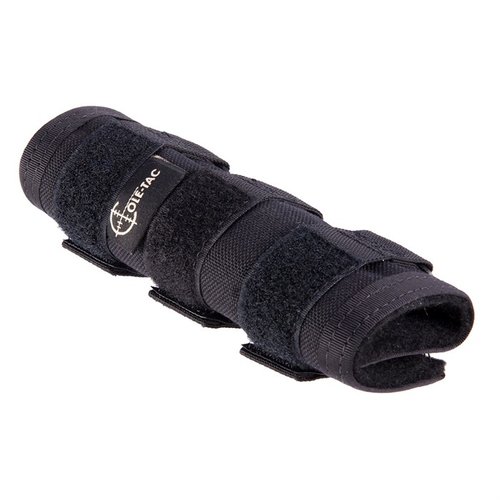Cole-Tac Metal Python Suppressor Cover protects against heat and dings, features BOA locking straps for stability, and fits suppressors with 1 3/8-1 5/8" diameters.