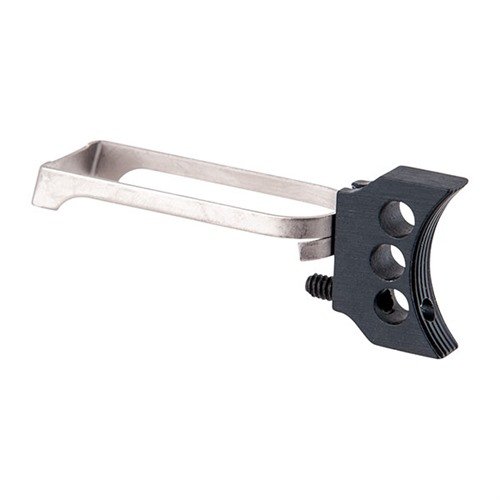 Fusion 1911 3-HOLE Triggers offer adjustable aluminum construction, serrated front pad, and a custom fit for all 1911 models in silver or black finish.
