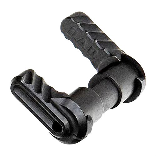 Upgrade your Smith & Wesson M&P15-22 with the BAD-ASS-PRO safety selector, featuring reversible 90°/60° options, robust locking mechanism, and modular design.