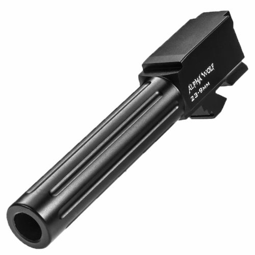 Alpha Wolf barrels offer unmatched accuracy and reliability, converting .40 S&W and .357 Sig to 9mm with drop-in installation and premium heat treatment.