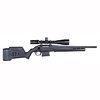 Magpul's Hunter American Stock for Ruger American SA offers a drop-in design, adjustable length of pull, M-LOK compatibility, and reinforced construction.