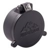 FLIP-OPEN OBJECTIVE LENS COVERS by BUTLER CREEK protect your scope's lenses from debris with weatherproof, dust-proof, and moisture-proof design; easy to use!