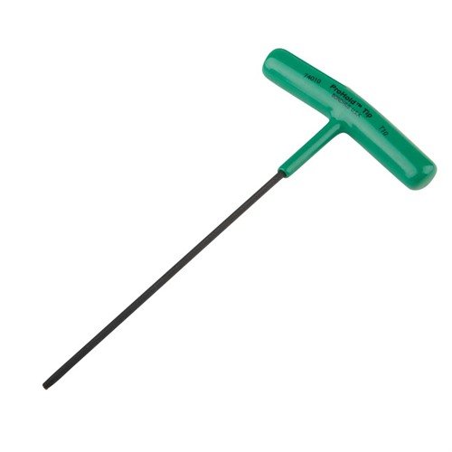 PROHOLD STAR TIP T-HANDLES by BONDHUS securely hold all Star and TORX screws, featuring a non-magnetic button and a durable welded handle/blade connection.