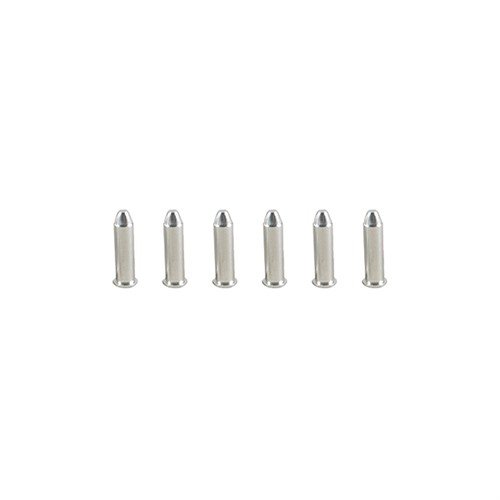 .22 Rimfire Snap Caps by Carlson's allow safe dry fire practice, enhancing trigger control while protecting your firearm with durable aluminum construction.