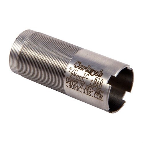 Upgrade your shotgun with Carlson's 20GA Tru-Choke tubes, crafted from heat-treated stainless steel for durability and compatibility with various choke systems.