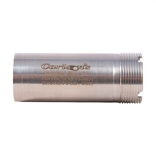 Carlsons 12GA Mobilchoke tubes are made from non-rusting stainless steel, compatible with Beretta/Benelli shotguns, suitable for magnum and steel shot loads.
