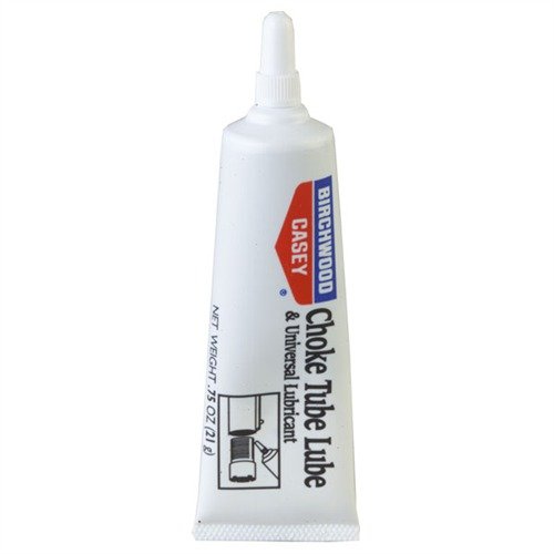 CHOKE TUBE LUBE from BIRCHWOOD CASEY prevents stuck choke tubes and barrel damage with its non-evaporating, anti-seize formula that resists corrosion and high temperatures.