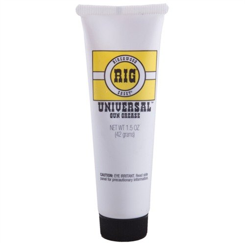 RIG® UNIVERSAL GUN GREASE provides easy application and long-lasting rust protection for rifles, handguns, and shotguns during storage.