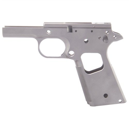 Vytvořte si vlastní 1911 s kvalitním jednoradovým rámem od Caspian, vyrobeným z 416 nerezové oceli a s 25 lpi checkeringem pro maximální přesnost.