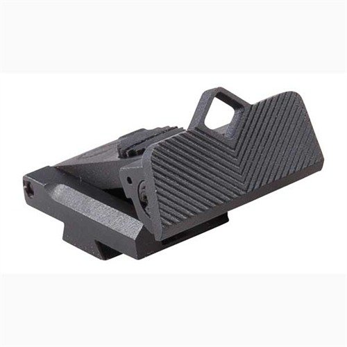 Caspian 1911 Adjustable Sights feature a low profile design, serrated rear blade for glare reduction, and three styles for optimal target acquisition and visibility.