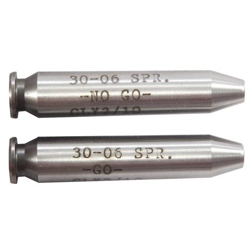 CLYMER Go & No-Go Headspace Gauge Sets ensure precise chamber measurements, featuring durable steel gauges in a protective case for safe firearm operation.