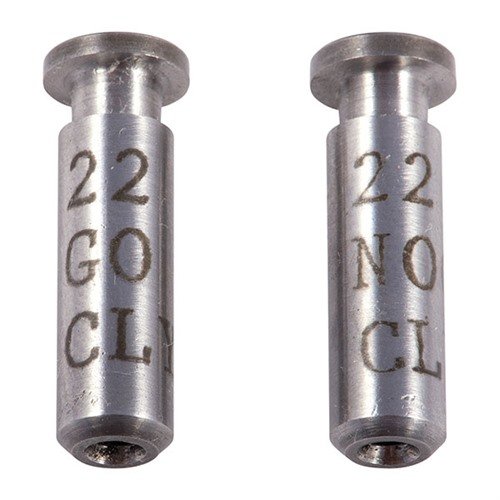 CLYMER Go & No-Go Headspace Gauge Sets ensure precise chamber measurements for safe firearm operation, featuring durable steel gauges in a protective case.