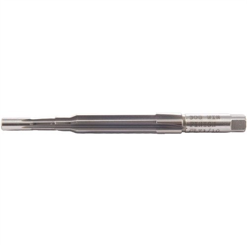 CLYMER's 308 Winchester Finishing Reamer offers precision craftsmanship from M-7 High-Speed Steel, ensuring durability and accuracy for professional gunsmiths.