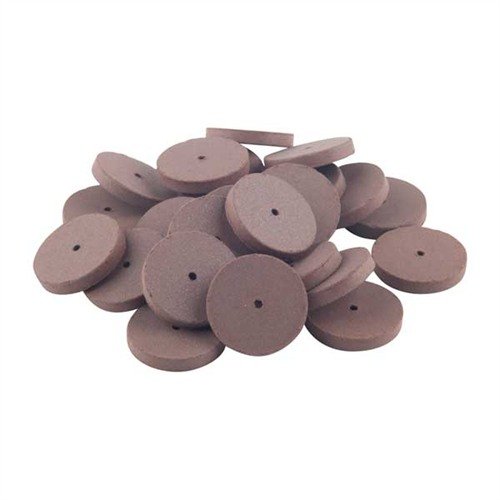 CRATEX #74 Straight Edge Wheel, 7⁄8" diameter, ideal for precise polishing and finishing in gunsmithing, ensuring smooth surfaces and optimal performance.