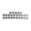 CRATEX #74 Straight Edge Wheel features a 7⁄8" diameter and is perfect for precision polishing and finishing in gunsmithing, ensuring top performance.