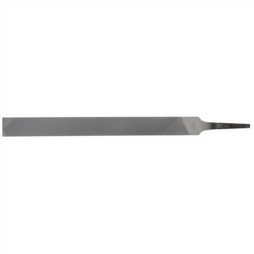 AMERICAN PATTERN HAND FILES, BASTARD CUT, 8" are versatile tools ideal for shaping and metal removal, featuring double-cut sides and a safe edge for precision work.