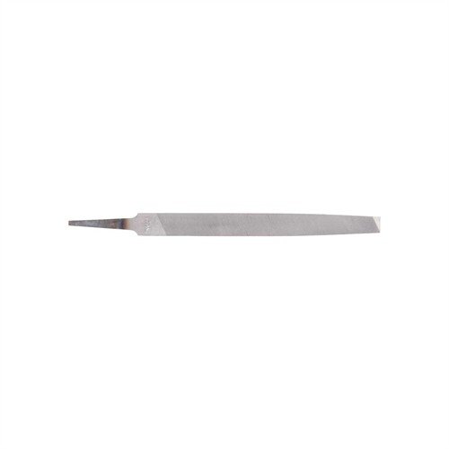 MILL FILES, SMOOTH CUT, 6" (15.2CM) are perfect for draw-filing and finishing metals, featuring a consistent thickness and square edges for precise work.