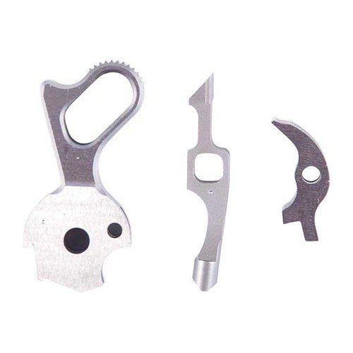 Upgrade your 1911 with this precision drop-in trigger pull set, featuring a Tactical II hammer, reliable ignition, and custom trigger pull options.