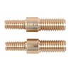 Dewey 30A adapter converts 8-32 female rods to accept 12-28 jags, enhancing compatibility for .270 caliber and larger accessories with durable machined brass.