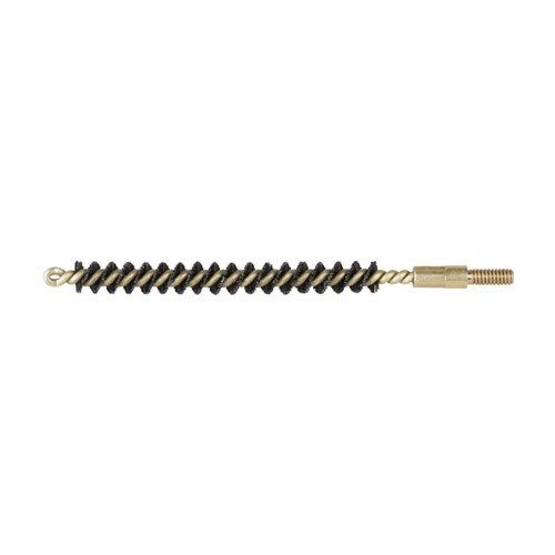 .17 & .20 Caliber Bore Brush features tough nylon bristles on twisted brass wire, perfect for cleaning airguns and rimfire guns without scratching.
