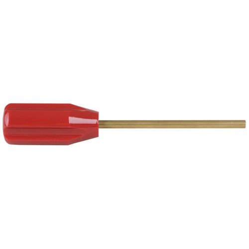 DEWEY's brass Handgun Chamber & Cylinder Cleaning Rod offers maximum leverage with no flex, making it easy to clean stubborn fouling in various calibers.