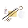 Dewey's MIL/LE Pistol Cleaning Kit offers essential tools for 9mm/.357/.38 pistols, including a brass cleaning rod, bore brush, and Shooter's Choice FP-10.