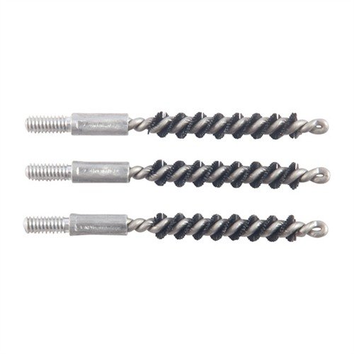 Dewey Copper Eliminator Bore Brushes feature aluminum components to prevent false-positive copper fouling, with nylon bristles that clean gently yet effectively.