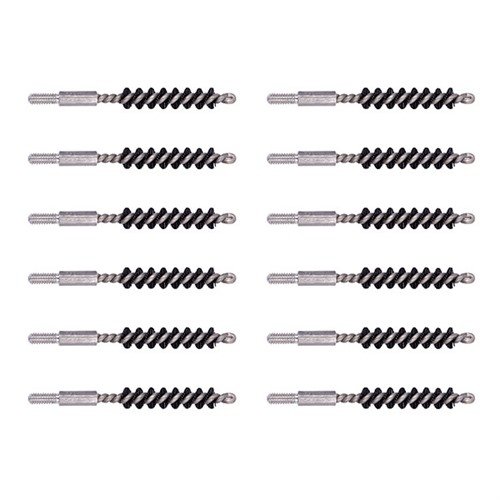 Dewey Copper Eliminator Bore Brushes feature all-aluminum components and nylon bristles for effective cleaning without false-positive copper fouling indicators.