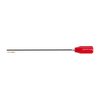 Dewey's 11" 17 Caliber Coated Rod features a tough nylon coating that protects your rifling, a smooth ball bearing handle, and includes an extra-long Dewey Jag.